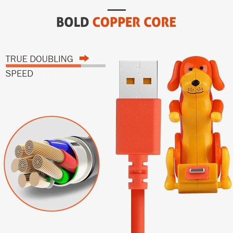 (HOT SALE - SAVE 50% OFF) Funny Humping Dog Fast Charger Cable