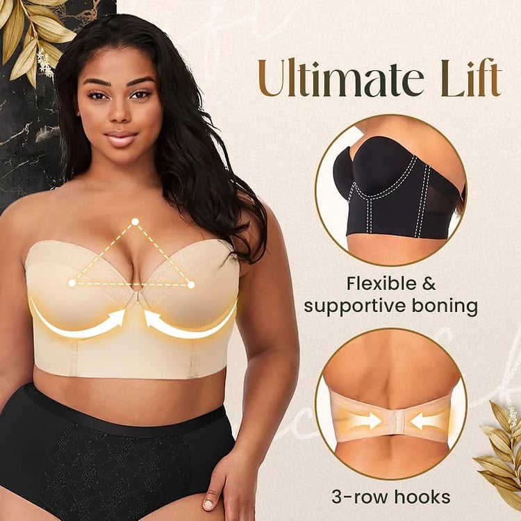 (LAST DAY 50% OFF) LOW BACK STRAPLESS BRA  - BUY 2 GET EXTRA 10% OFF