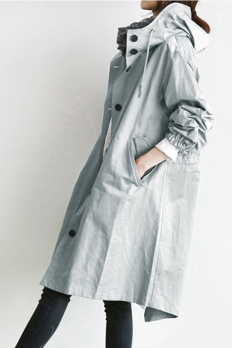 Last Day 70%OFF - Hooded Trench Coat