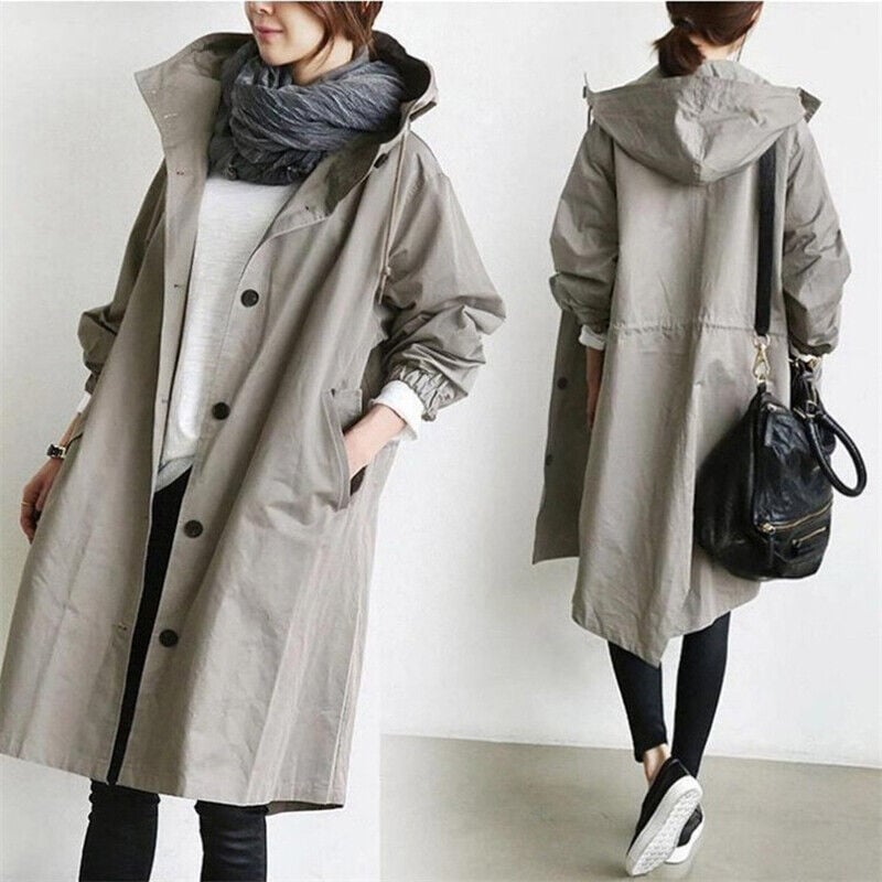 Last Day 70%OFF - Hooded Trench Coat