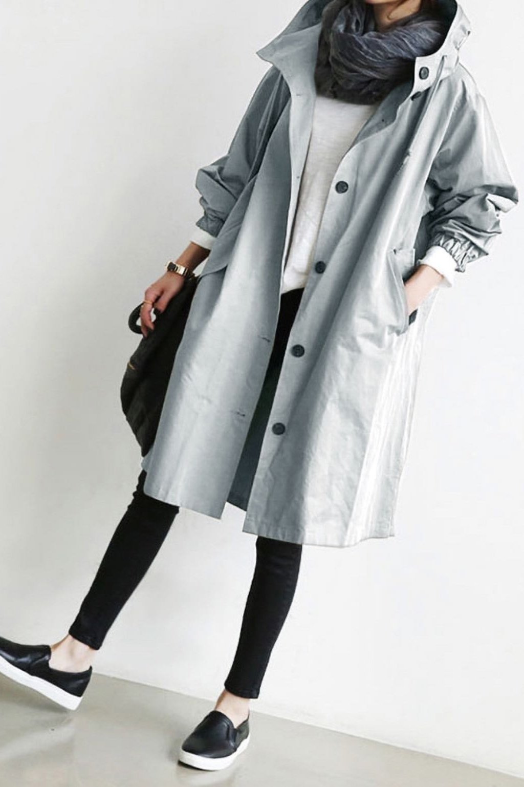 Last Day 70%OFF - Hooded Trench Coat