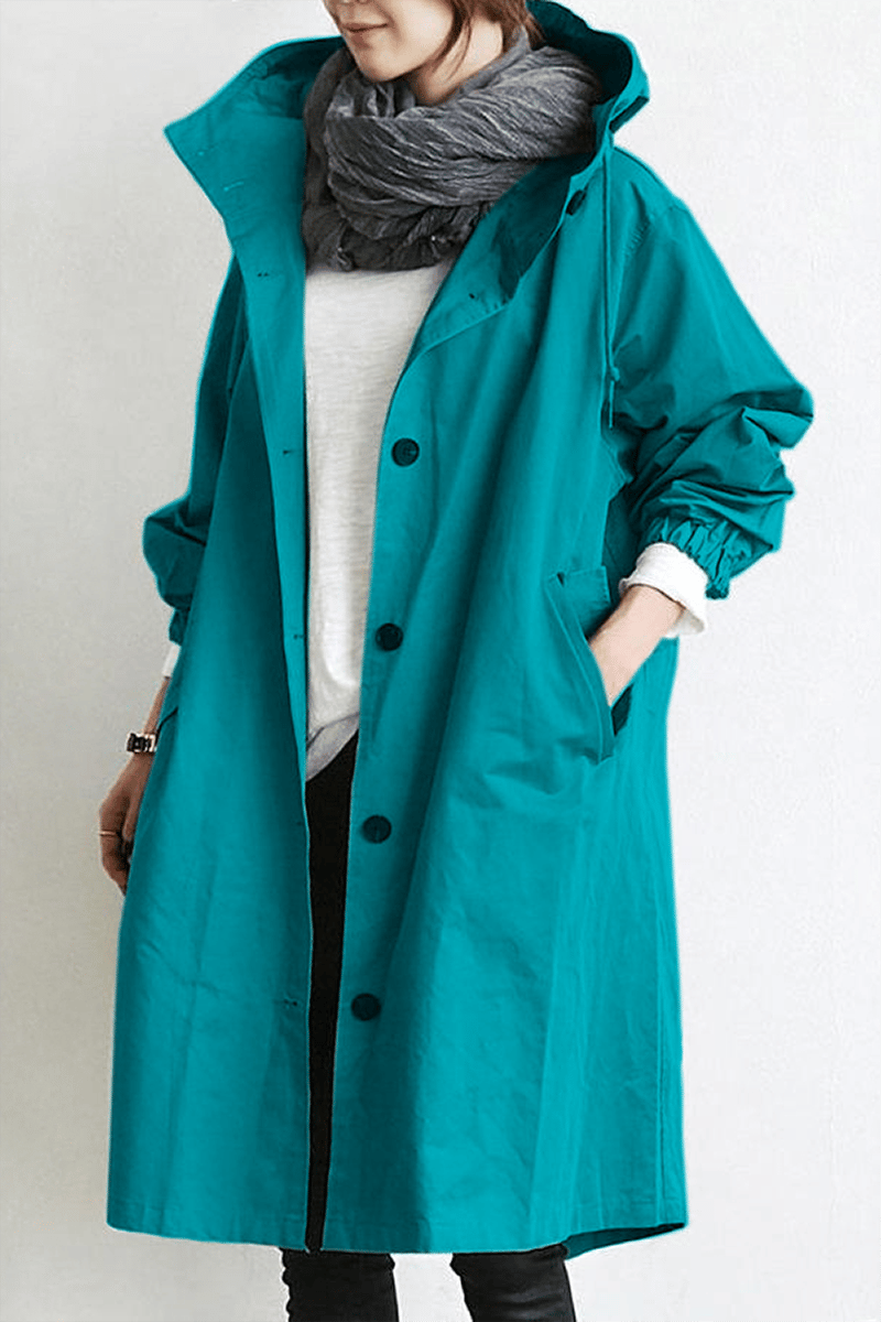 Last Day 70%OFF - Hooded Trench Coat