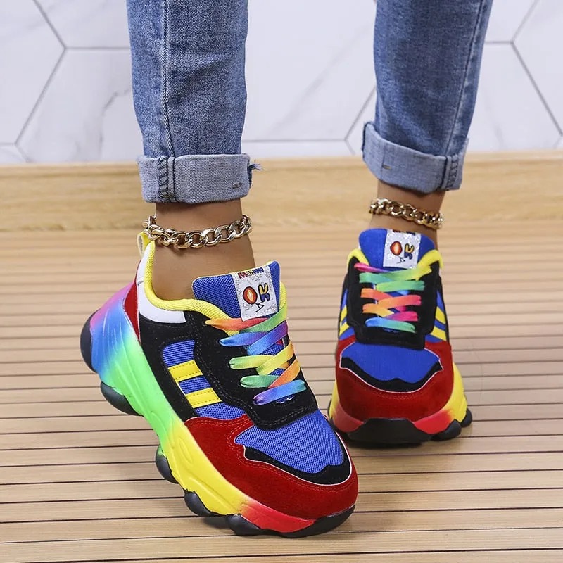 LAST DAY DISCOUNT 70% OFF - 2023 New Orthopedic Shoes | Rainbow Sneakers