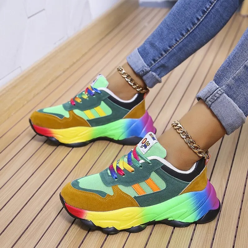 LAST DAY DISCOUNT 70% OFF - 2023 New Orthopedic Shoes | Rainbow Sneakers