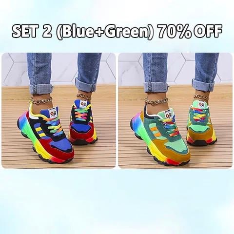 LAST DAY DISCOUNT 70% OFF - 2023 New Orthopedic Shoes | Rainbow Sneakers
