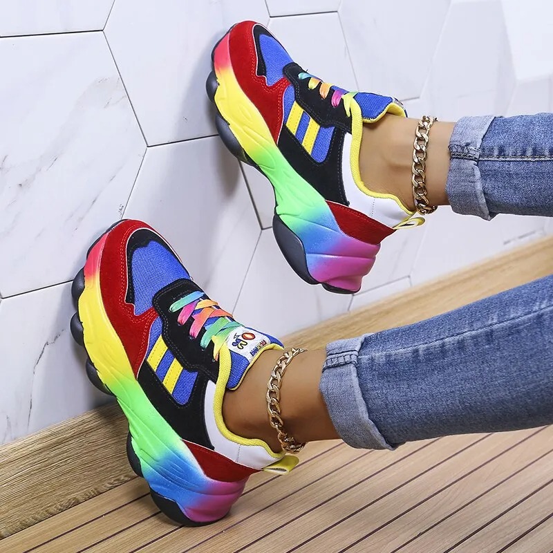 LAST DAY DISCOUNT 70% OFF - 2023 New Orthopedic Shoes | Rainbow Sneakers