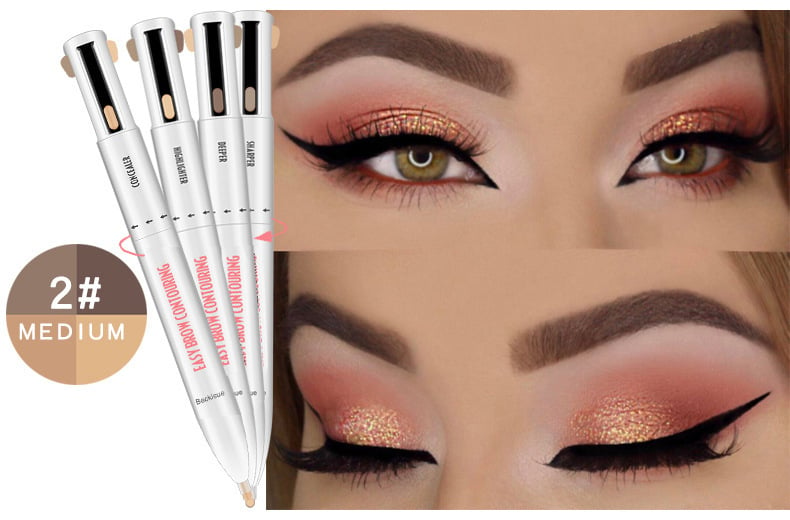 Last Day Promotion- Save 50% - 4 in 1 Brow Contour Highlight Pen