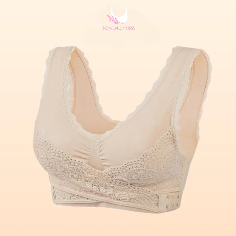 LAST DAY SALE 49% - Comfy Corset Adjustable Bra Front Cross Side Buckle Lace Bras