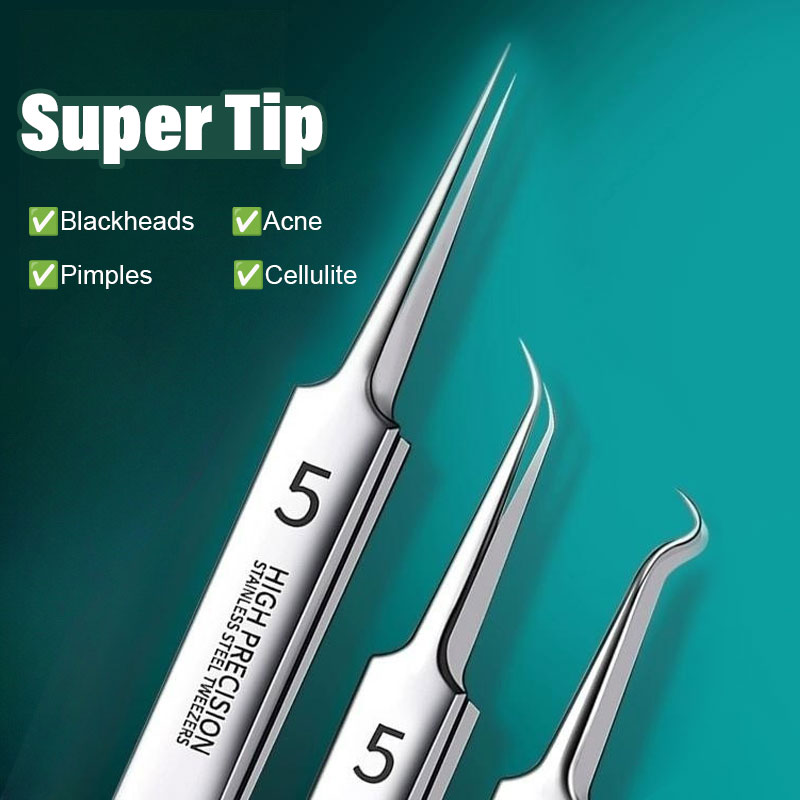 LAST DAY SALE 49% OFF – Professional Facial Blackhead Remover Tweezers