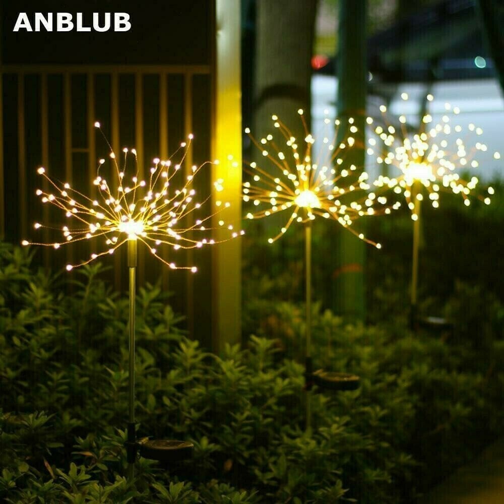 Promotion 49%  - Waterproof Solar Garden Fireworks Lamp