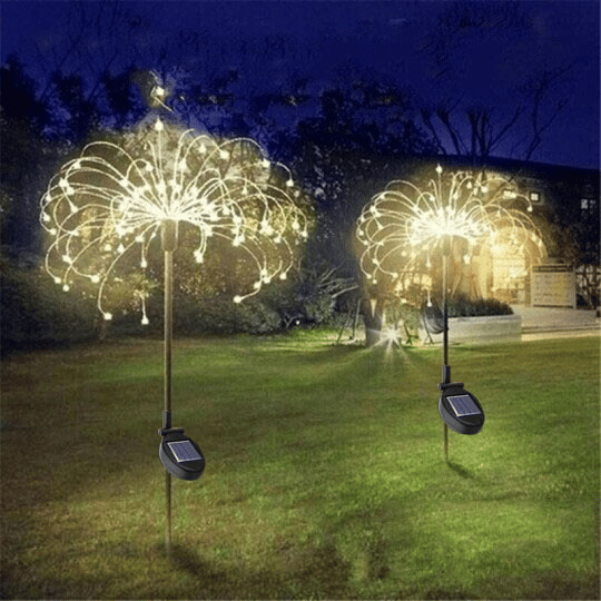 Promotion 49%  - Waterproof Solar Garden Fireworks Lamp