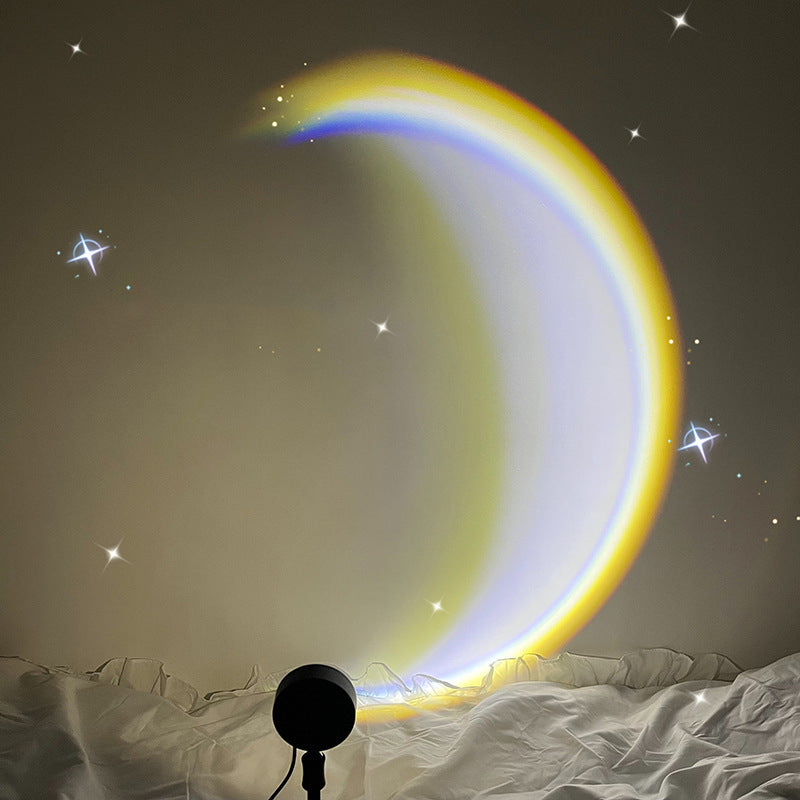 Rainbow Moon Lamp