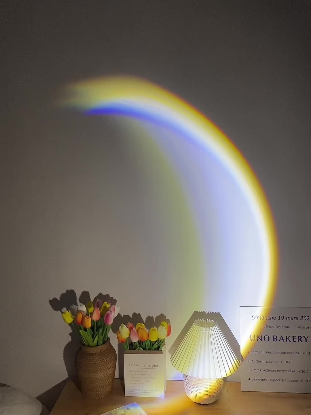 Rainbow Moon Lamp