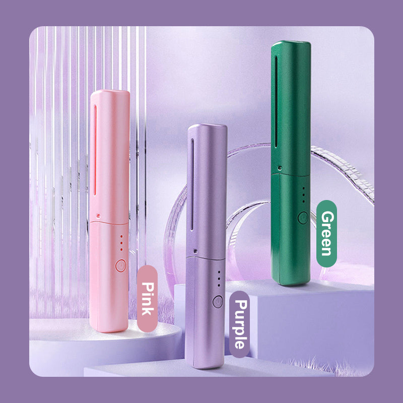 Rechargeable Mini Hair Straightener Styling Comb