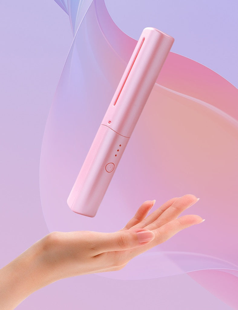 Rechargeable Mini Hair Straightener Styling Comb