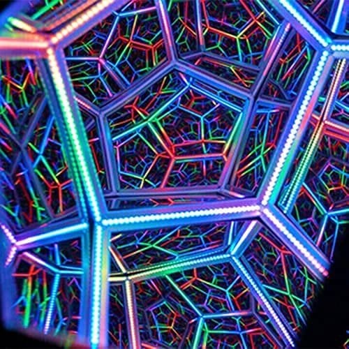 The InfiniteX Dodecahedron Color Art Light