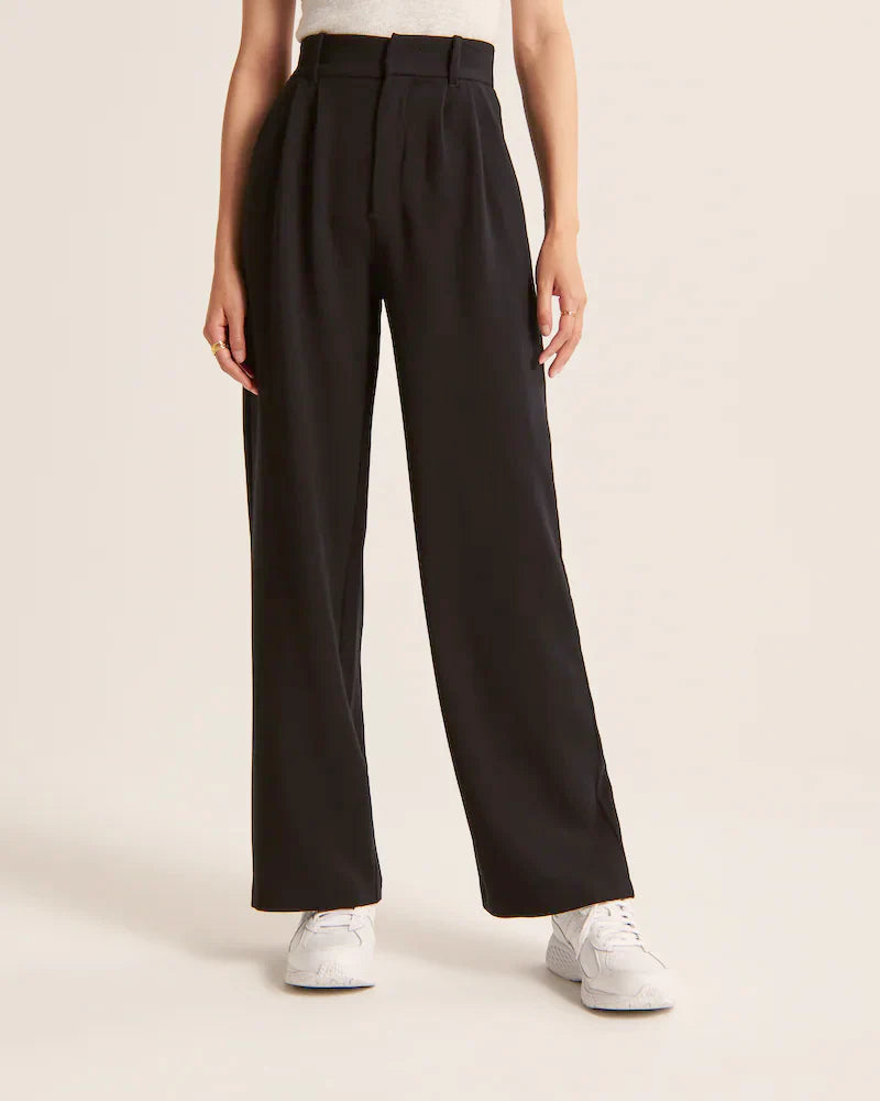 Olivia Blaire Wide-Leg Tailored Pants