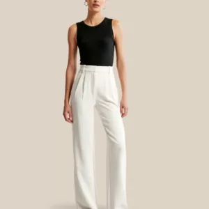 Stellura Wide Leg Tailored Pants