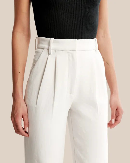 Stellura Wide Leg Tailored Pants