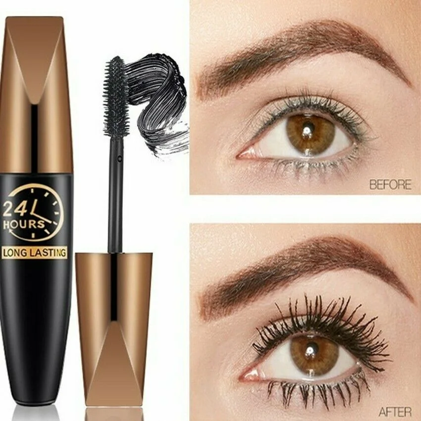 4D Waterproof Silk Fibre Thick Lengthening Mascara