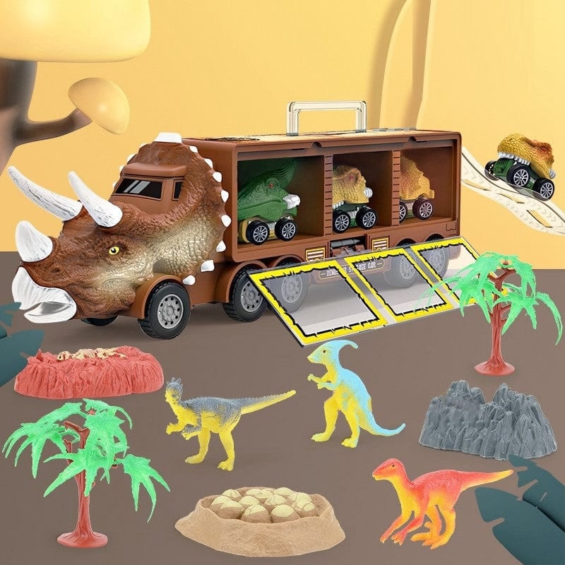 Big pre-Christmas sale! Dinosaur Musical Transporter (Buy 1 and get a 12-piece dinosaur kit)