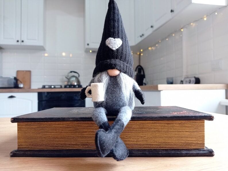 Coffee Bar Decor Gnome - Coffee Lover Gifts