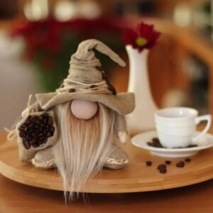 Coffee Gnome – Coffee Tiered Tray Gnome,Coffee Lover Gift