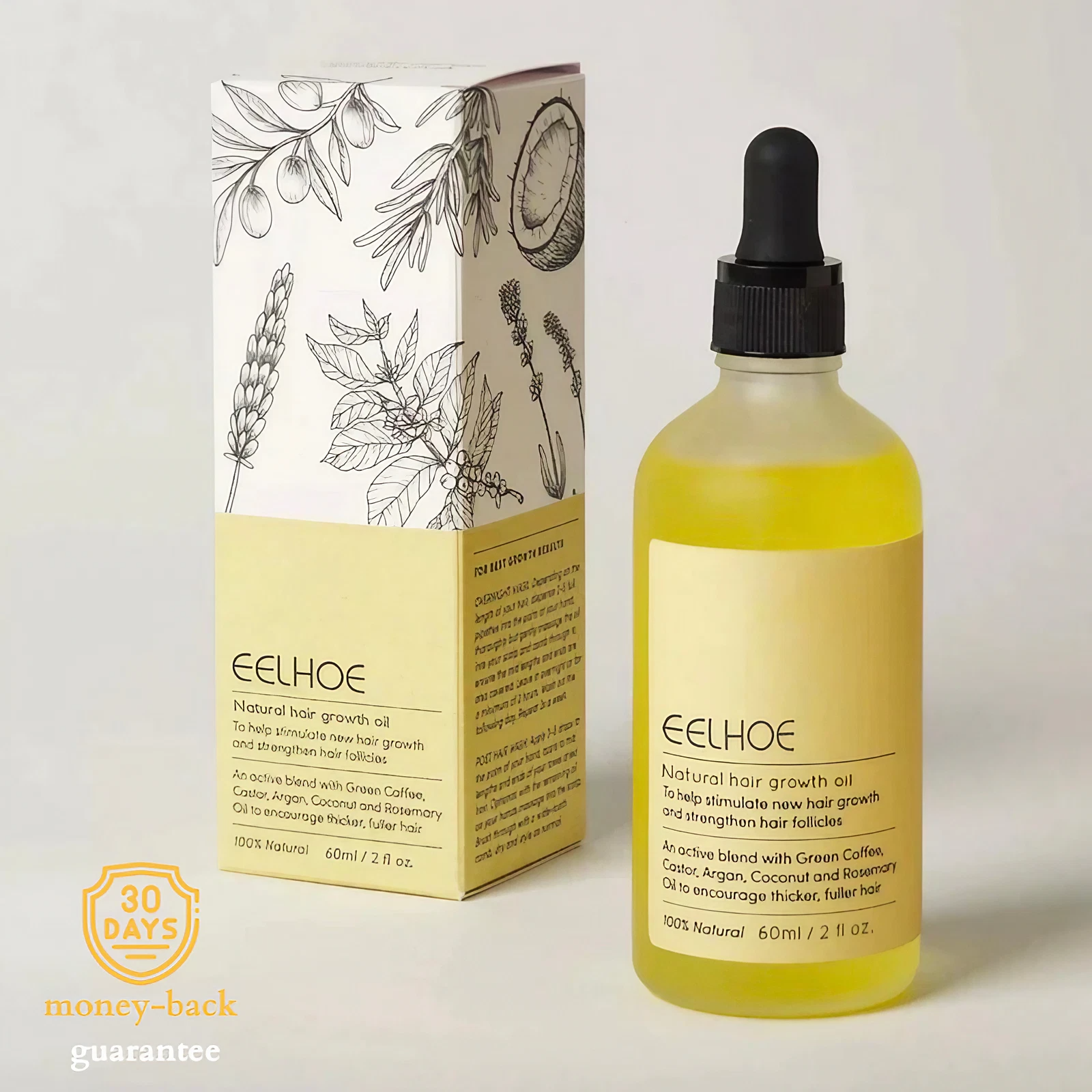 Evocye hair thickening oil formula