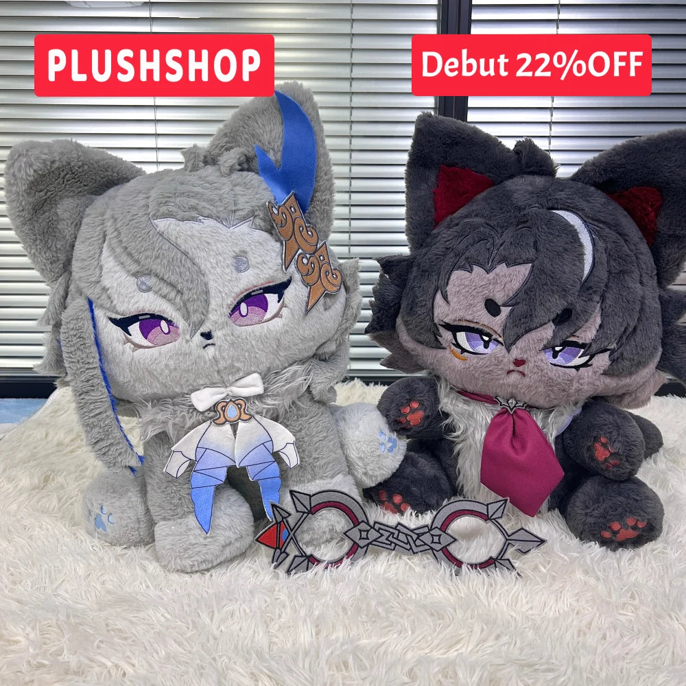 Genshin Impact Wriothesleymeow & Neuvillettemeow Plushie Combo Pack