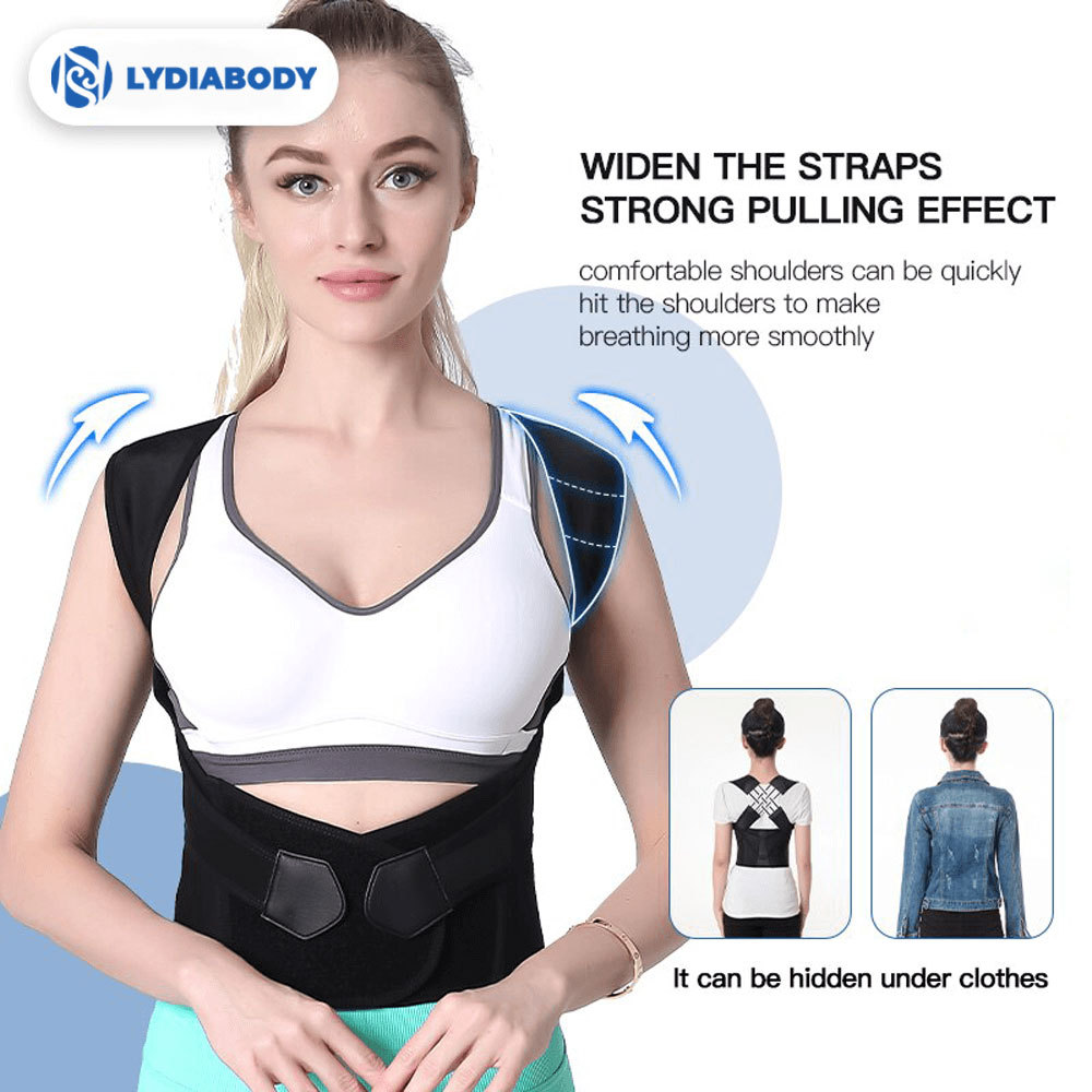 HOT SALE ADJUSTABLE BACK POSTURE BELT OFFICE HOME GYM UNISEX