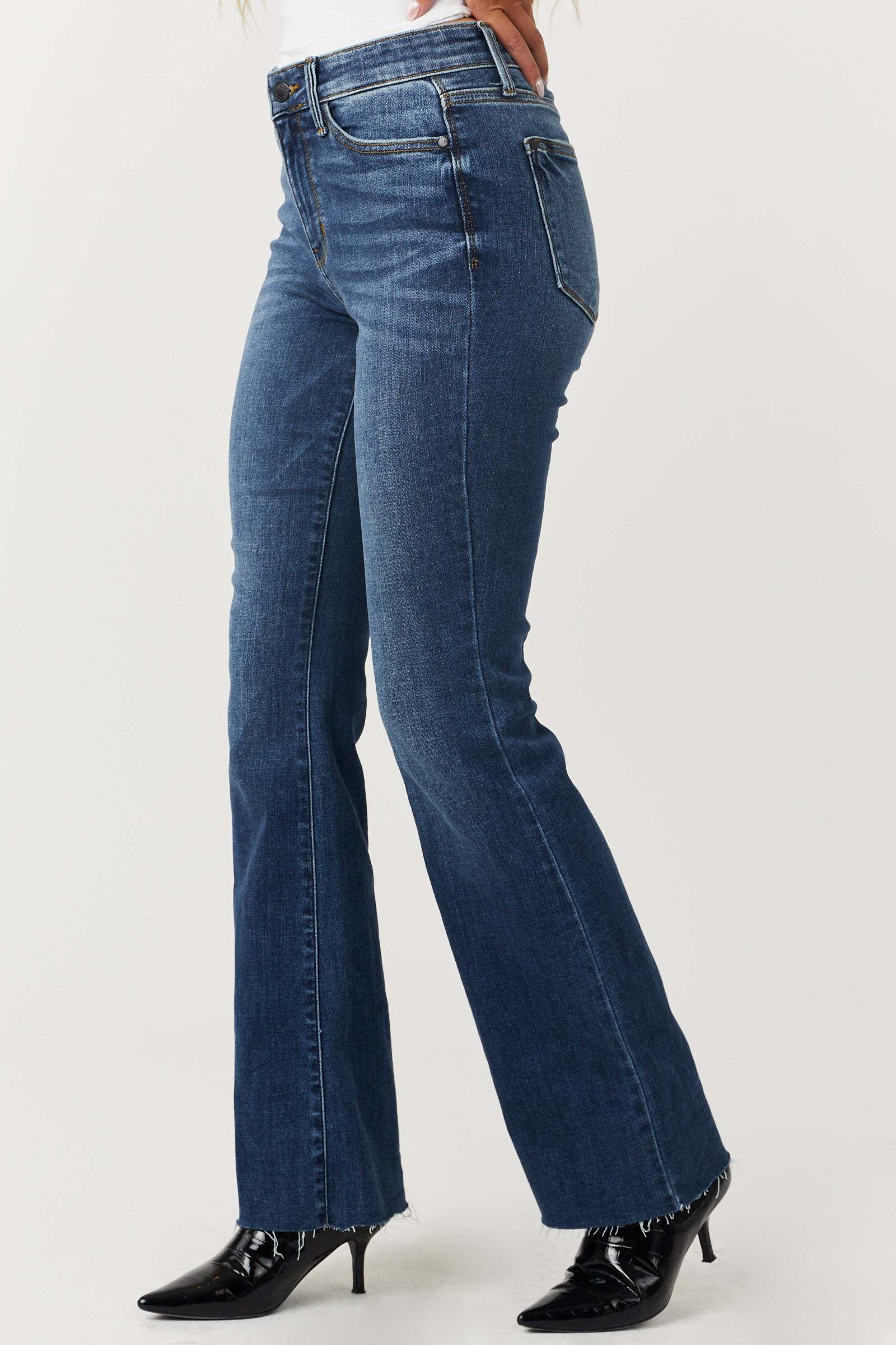 Judy Mid-Rise Tummy Tuck Bootcut Jeans