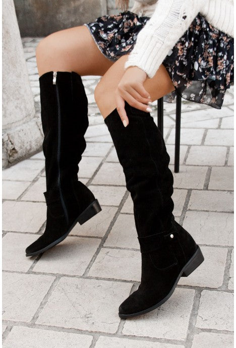 JustyShoes | Long Suede Boots