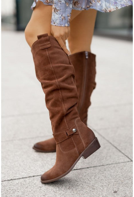 JustyShoes | Long Suede Boots