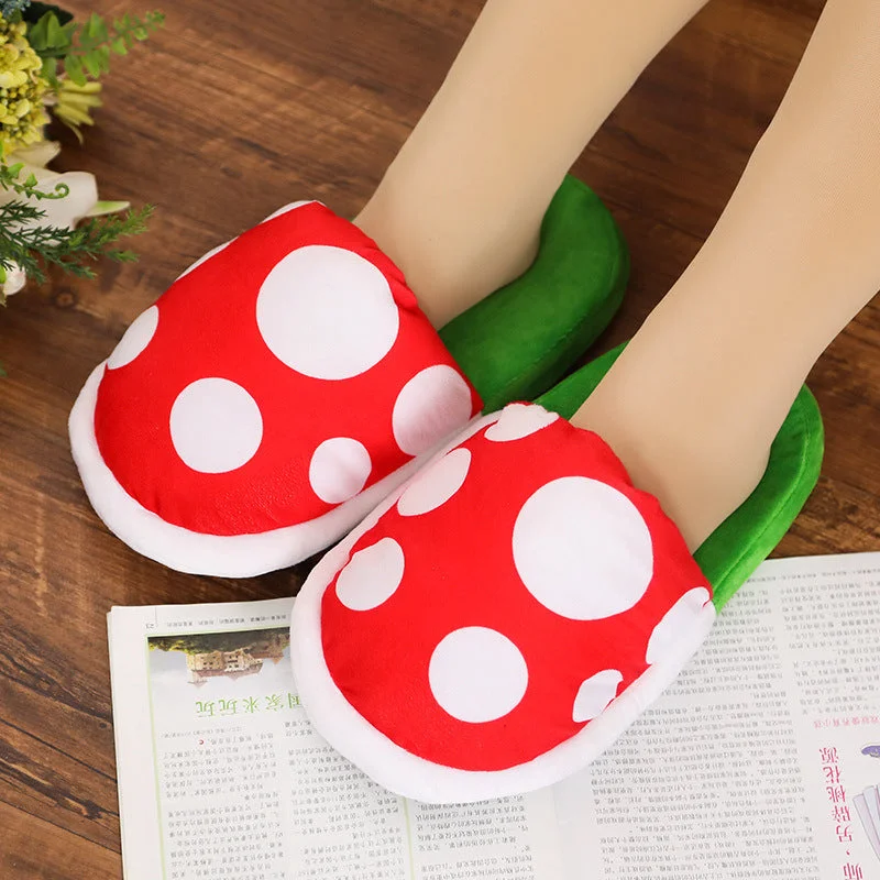 Piranha Plant Slippers (Fits all feet) - Best Christmas Gift