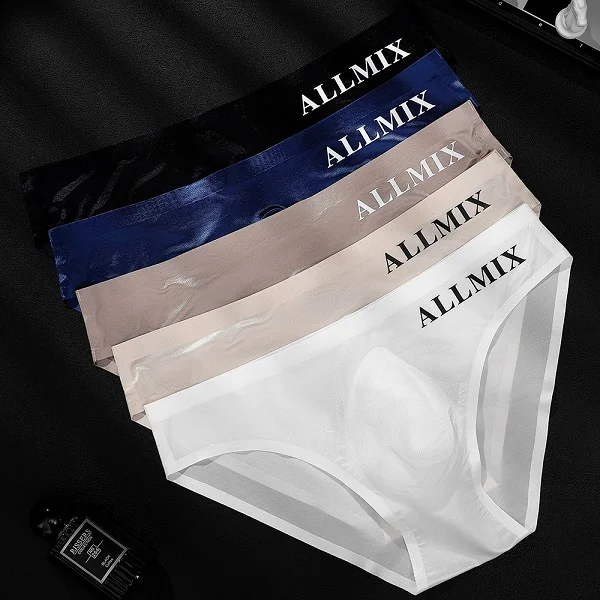 Sexy Transparent Breathable Comfortable 3d Ice Silk Underwear