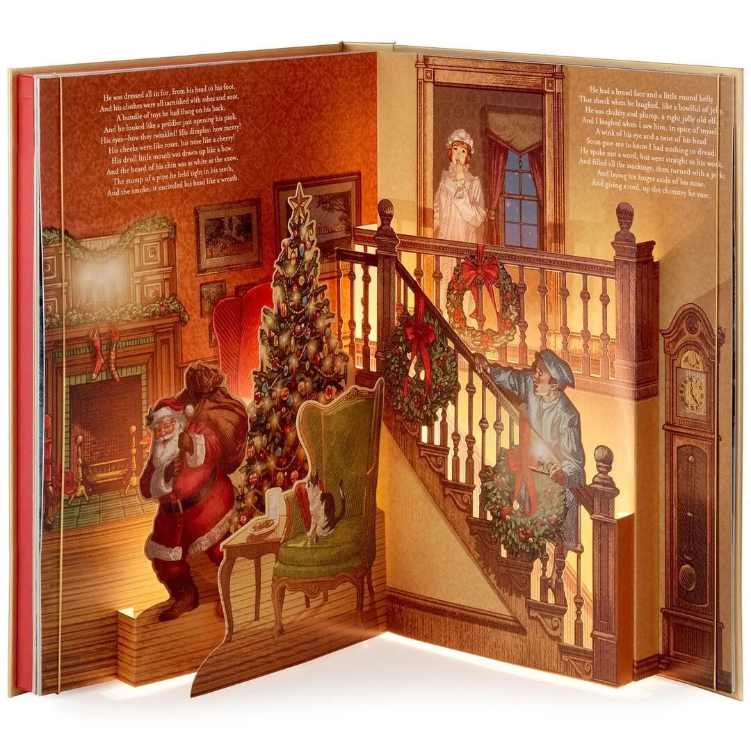 The Night Before Christmas Pop-Up Book (Light & Sound)