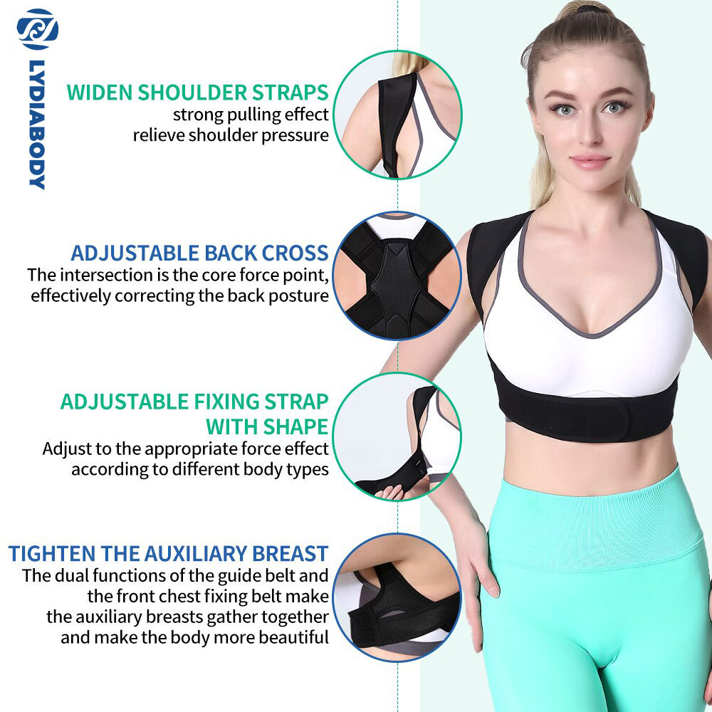 UNISEX ADJUSTABLE BACK SUPPORT STRAPS YOGA GYM ESSENTIALS