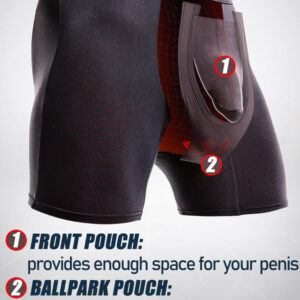 2 Pack Long Boxer Briefs with Separate Pouch