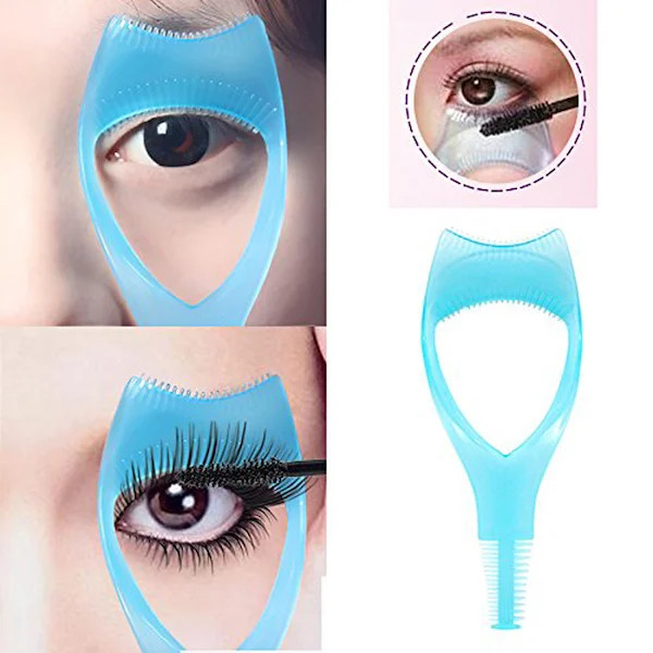 3 in 1 Eyelashes Tools Mascara Shield Applicator Guard