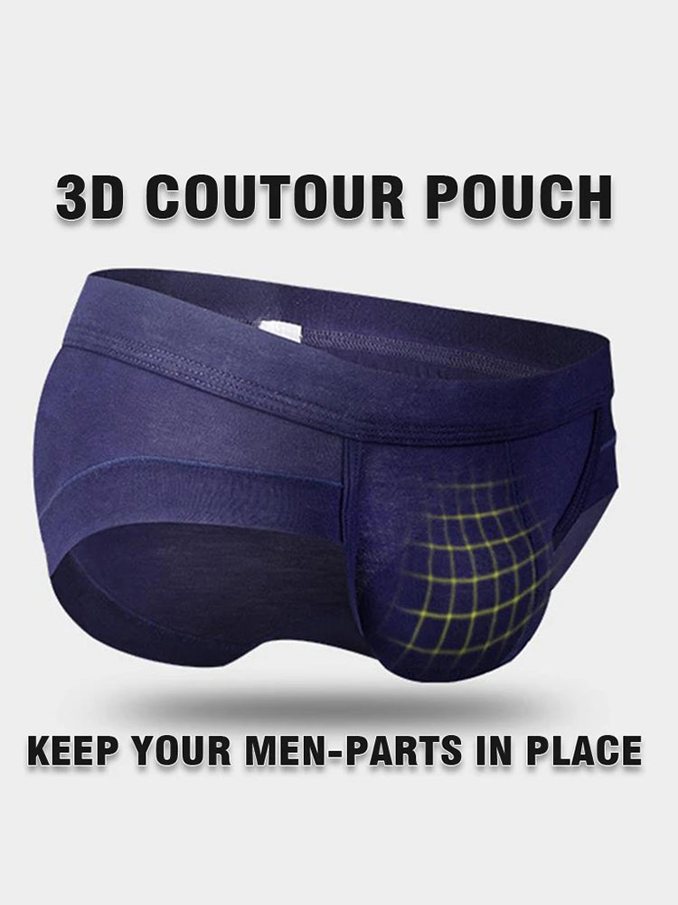 4 Pack Support U Convex Pouch Men's Underwear