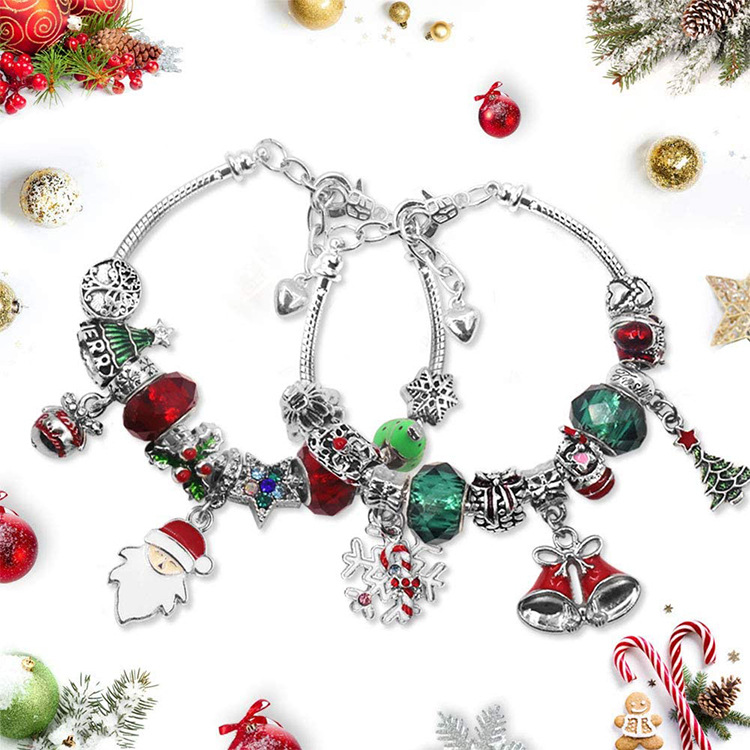 78% OFF NOW - 24 Pcs DIY Christmas Advent Calendar Bracelets Set