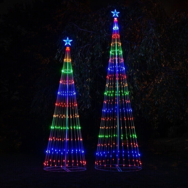 CHRISTMAS BIG SALE - 16.4FT MULTICOLOR LED ANIMATED OUTDOOR CHRISTMAS TREE LIGHT