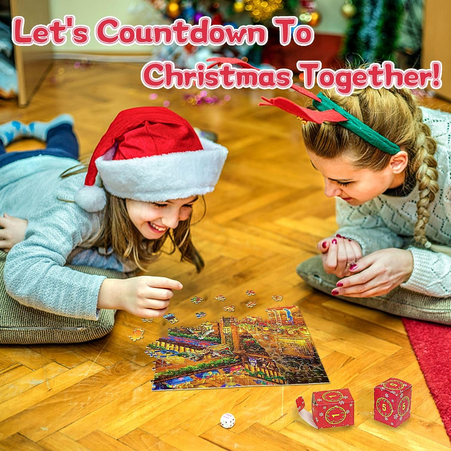 Ivyever Advent Calendar Christmas Jigsaw Puzzles