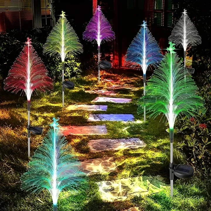 Christmas Promotion 49% off - 7 Color Changing Solar Christmas Trees Light