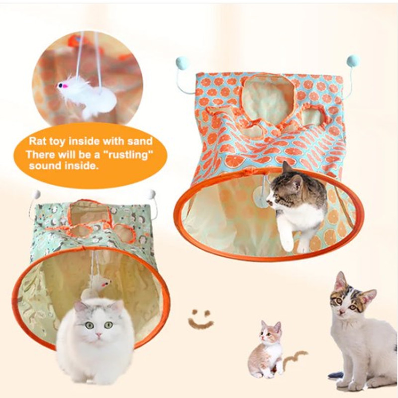 Christmas Sale - CAT TUNNEL BAG