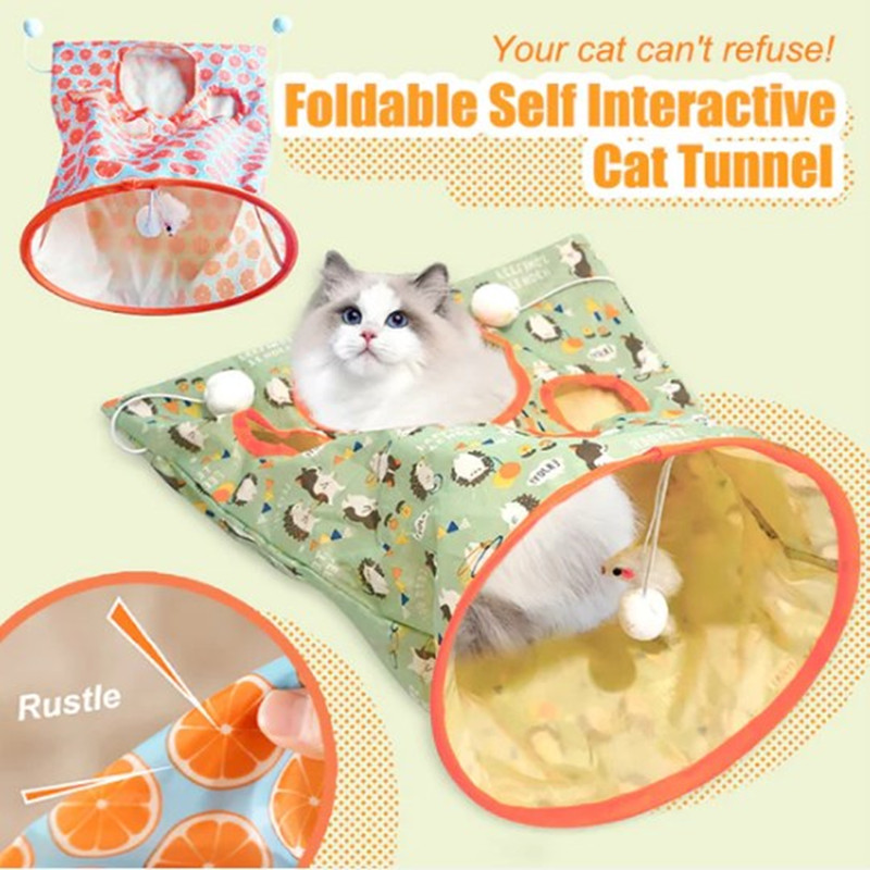 Christmas Sale - CAT TUNNEL BAG