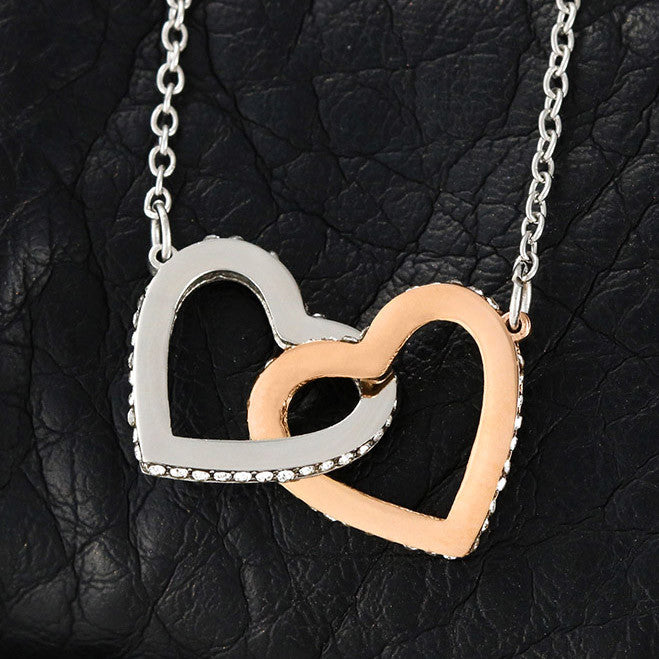 Daughter - Feel My Love - Interlocking Hearts Necklace