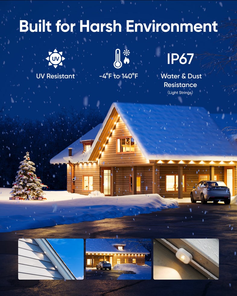 Early Christmas 49% OFF - Smart Rainbow LED Permanent Outdoor Light