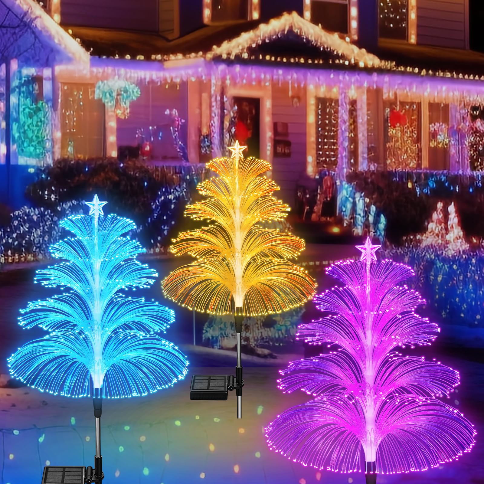 (Early Xmas Offer 1000pcs 50% OFF) 7 Color Changing Christmas Firework Lights