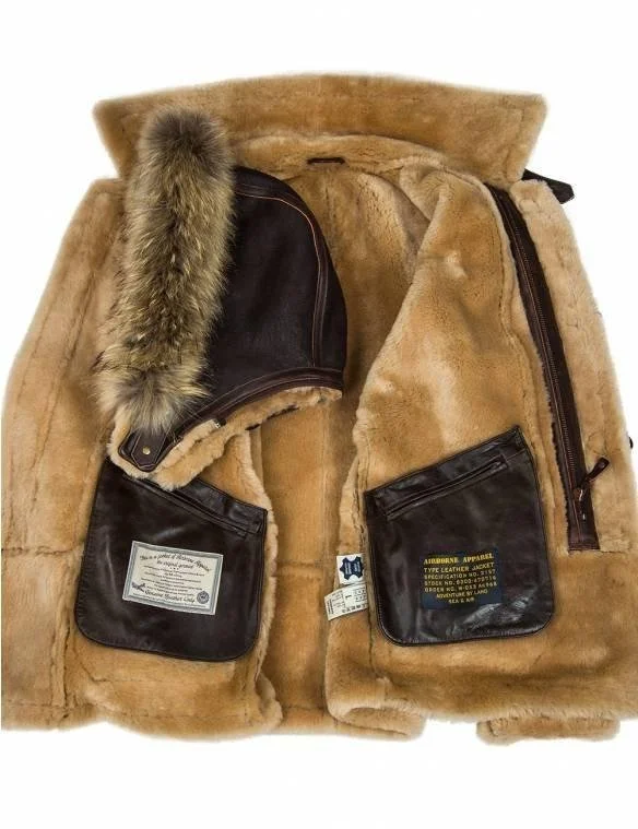 JACKET PILOT FROM SHEEPSKIN